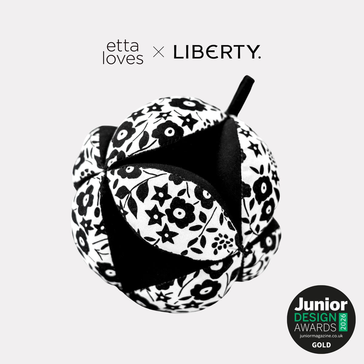 ETTA LOVES x LIBERTY – Sensory Grasp Ball - Suitable from birth