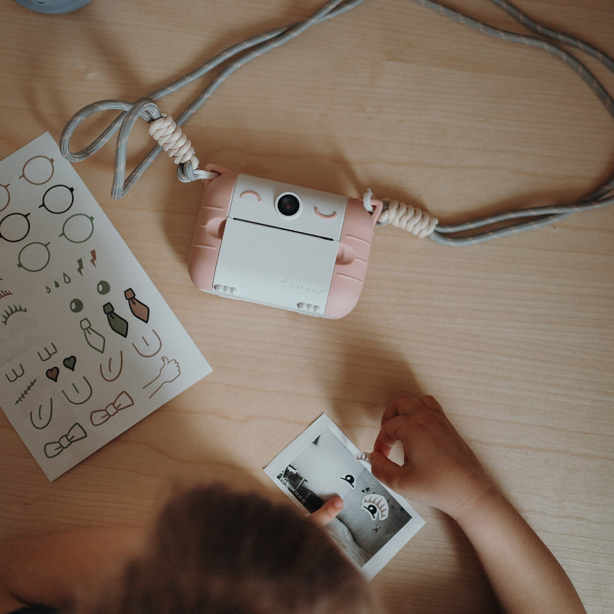Kidywolf KIDYPRINT Kids' Instant Print Camera Pink