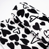 LOVE HEART SINGLE SENSORY MUSLIN - birth to 4 months