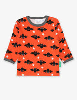 Toby Tiger Organic Bat Print T-shirt