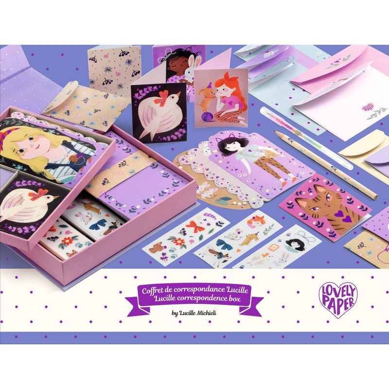 Djeco Lovely Paper Lucille Stationery Box