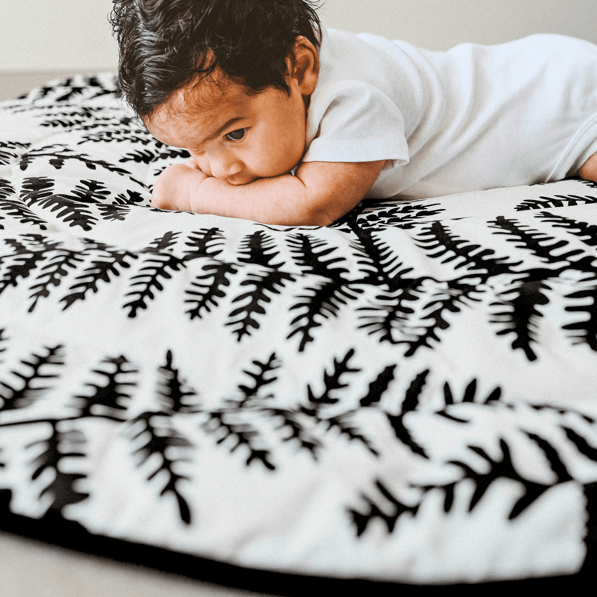 PLANT PRINT REVERSIBLE PLAYMAT - birth to 12 months