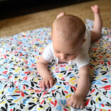 PLANT PRINT REVERSIBLE PLAYMAT - birth to 12 months