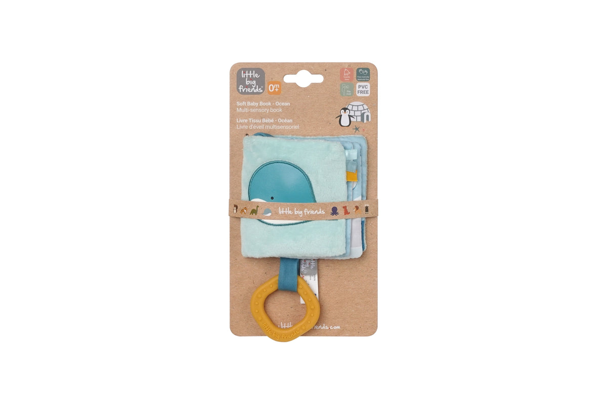 Little Big Friends Soft Baby Book - Ocean