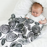 PLANT PRINT 3-PACK MUSLINS - birth to 4 months