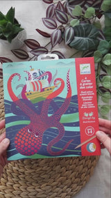 Djeco Duo Scratch Cards - Topsy Turvy