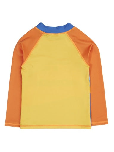 Frugi Sun Safe Rash Vest - Blue Skies/Camper Van