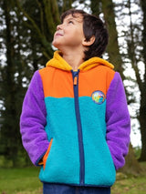 Frugi Firth Fleece Jacket - Hotchpotch/Nature