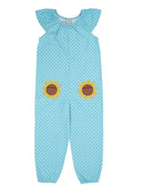 Frugi Dora Playsuit - Blue Skies Spot/Sunflower
