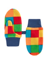 Frugi Drift Fleece Mittens - Kaleidoscope