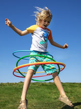 Frugi Samson Printed Shorts - To The Beach