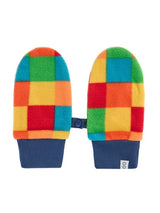Frugi Drift Fleece Mittens - Kaleidoscope