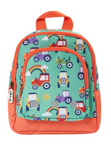 Frugi Little Adventurers Backpack - Terrific Tractors