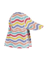 Frugi Little Swim Legionnaires Hat - Rainbow Wave