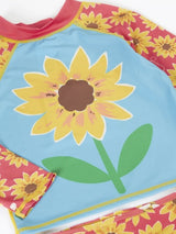 Frugi Rachel Rash Vest Set - Watermelon Sunflowers