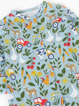 Frugi Lovely Babygrow - On The Farm