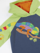 Frugi Hedgerow Hoodie - Navy Blue/Chameleon