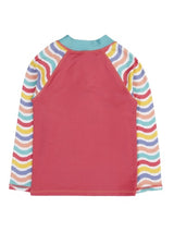 Frugi Sun Safe Rash Vest - Rainbow Wave/Ice Cream