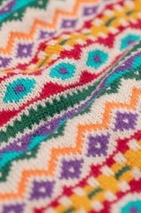 Frugi Fowey Fairisle Knitted Jumper - Bear Fair Isle