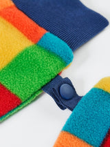 Frugi Drift Fleece Mittens - Kaleidoscope