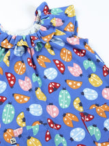 Frugi Peony Playsuit - Ladybird Lovliness