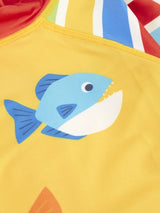 Frugi Little Sun Safe Suit - Rainbow Bright/Fish
