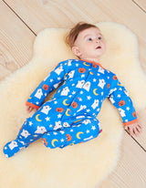 Toby Tiger Organic Halloween Print Babygrow