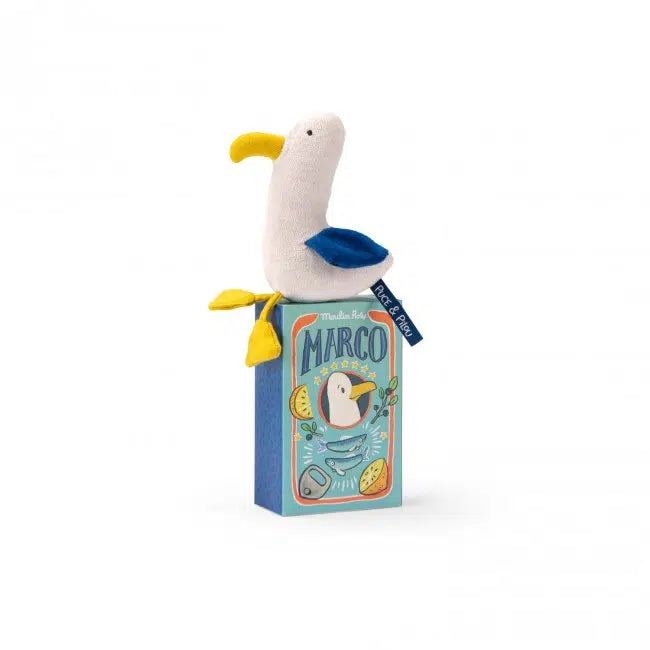 Moulin Roty Marco the Gull Rattle - Puce & Pilou