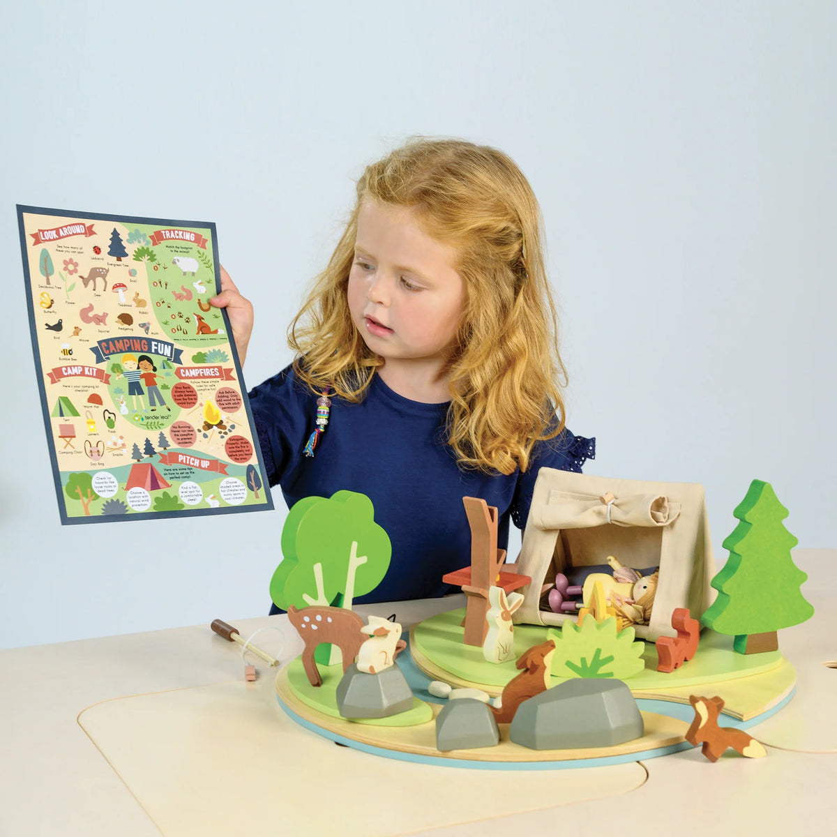 Tenderleaf Wildlife Camping Playset