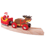 Bigjigs Father Christmas & Reindeer Train