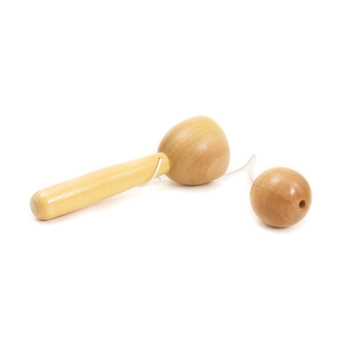 Wooden Cup & Ball Skill Game