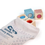Bigjigs Pastel Sensory Blocks