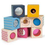 Bigjigs Pastel Sensory Blocks