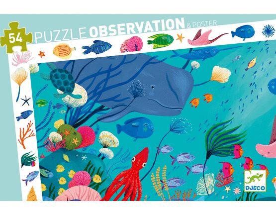 Djeco Aquatic Observation Puzzle - 54 Pieces