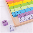 Bigjigs Rainbow Wooden Fractions Tray