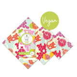 Leaf Plant Based Vegan Wraps, Mixed Pack of 3- COLOUR OPTIONS