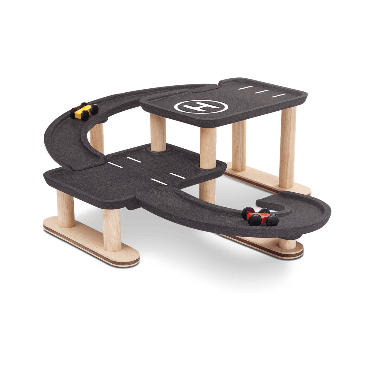 Plan Toys Race 'n' Play Parking Garage