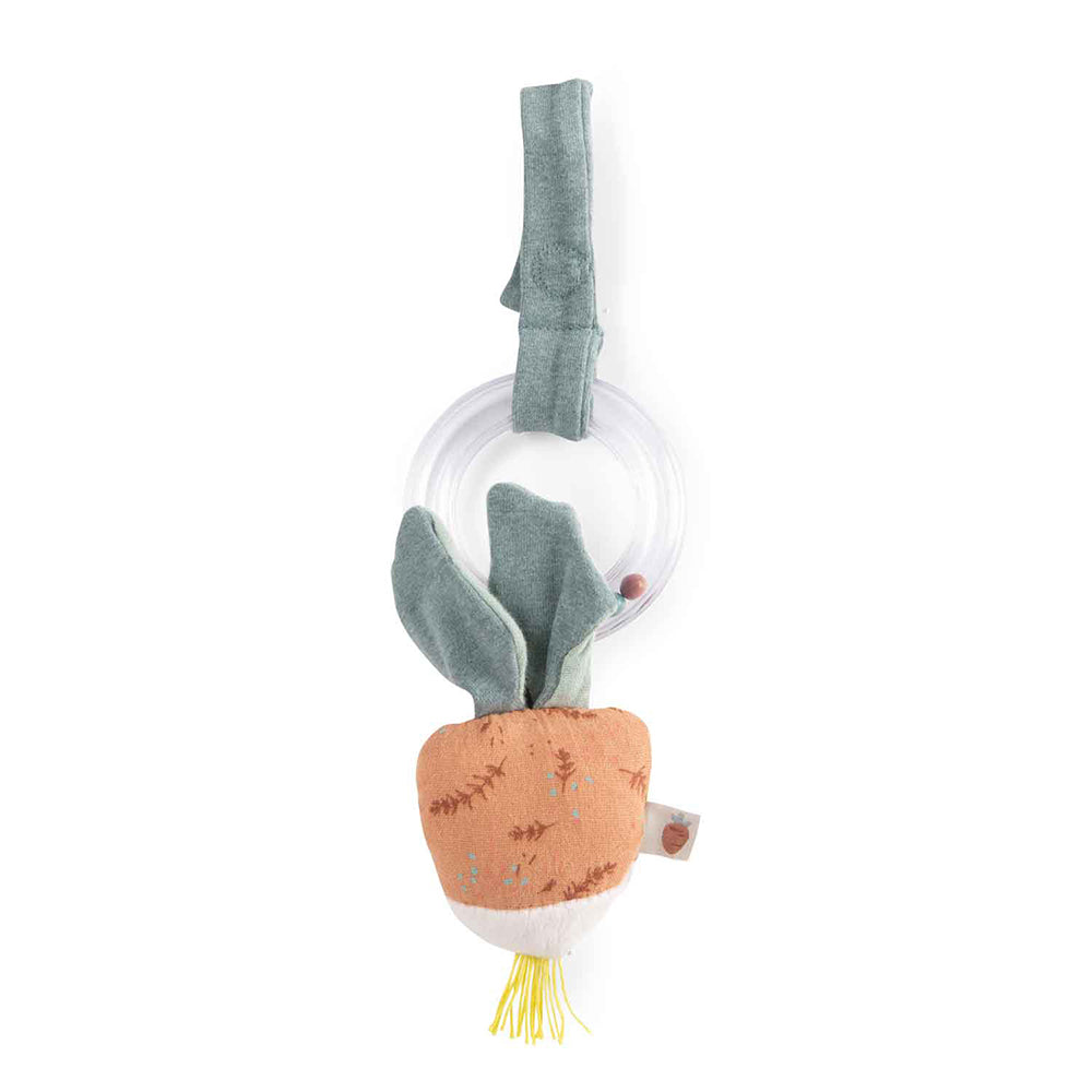 Moulin Roty Radish Teething Rattle Trois Petits Lapins
