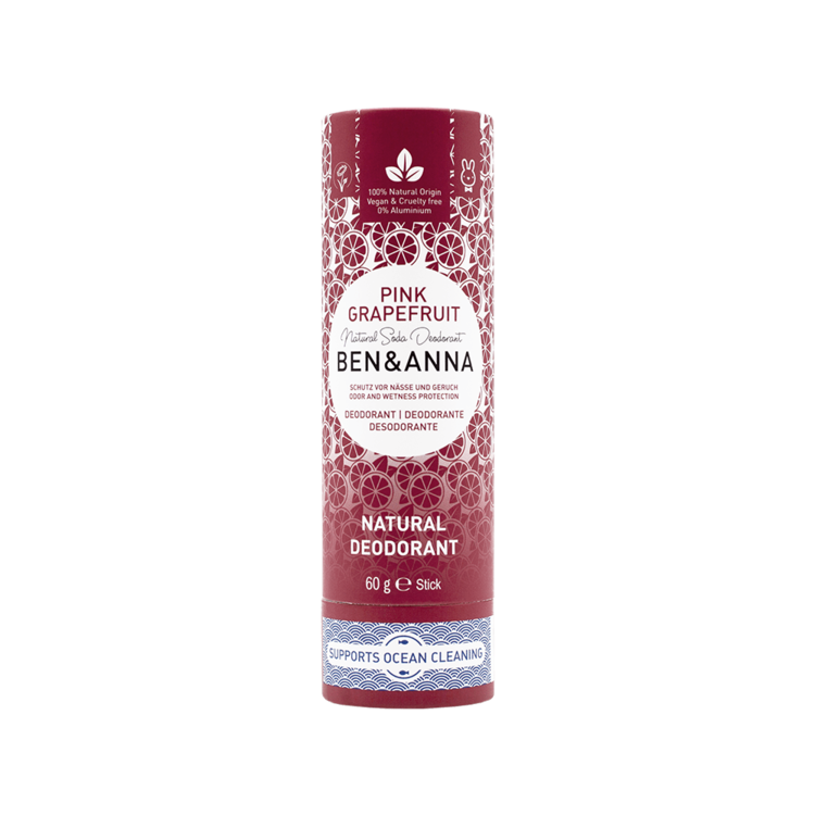 Ben & Anna Natural Soda Deodorant Stick - Pink Grapefruit