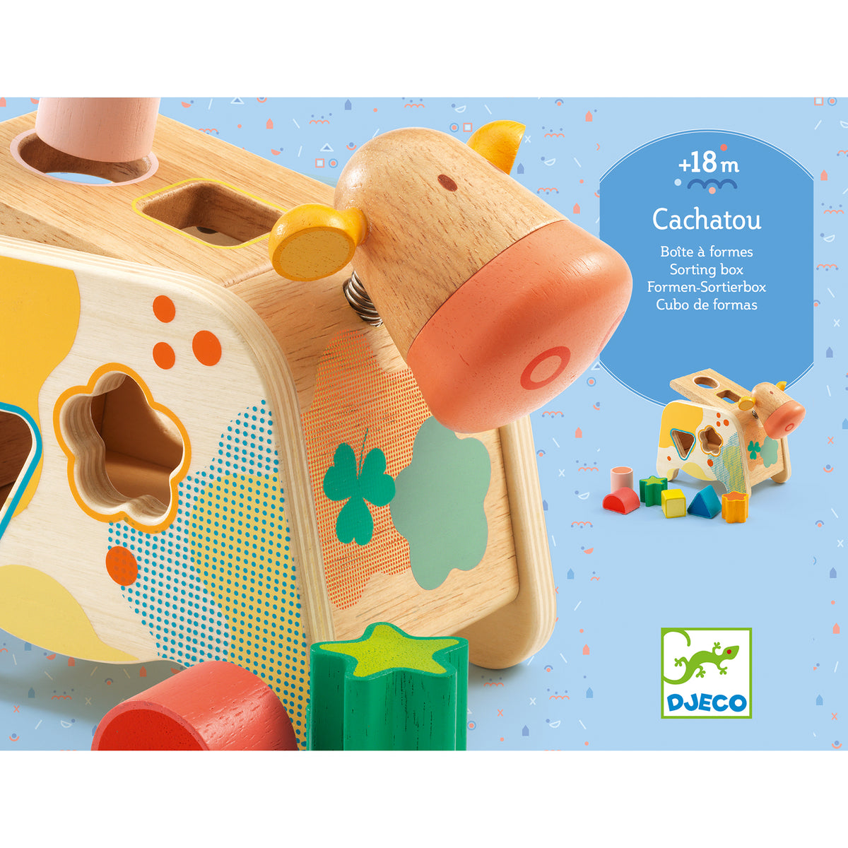 Djeco Cachatou Sorting Cow