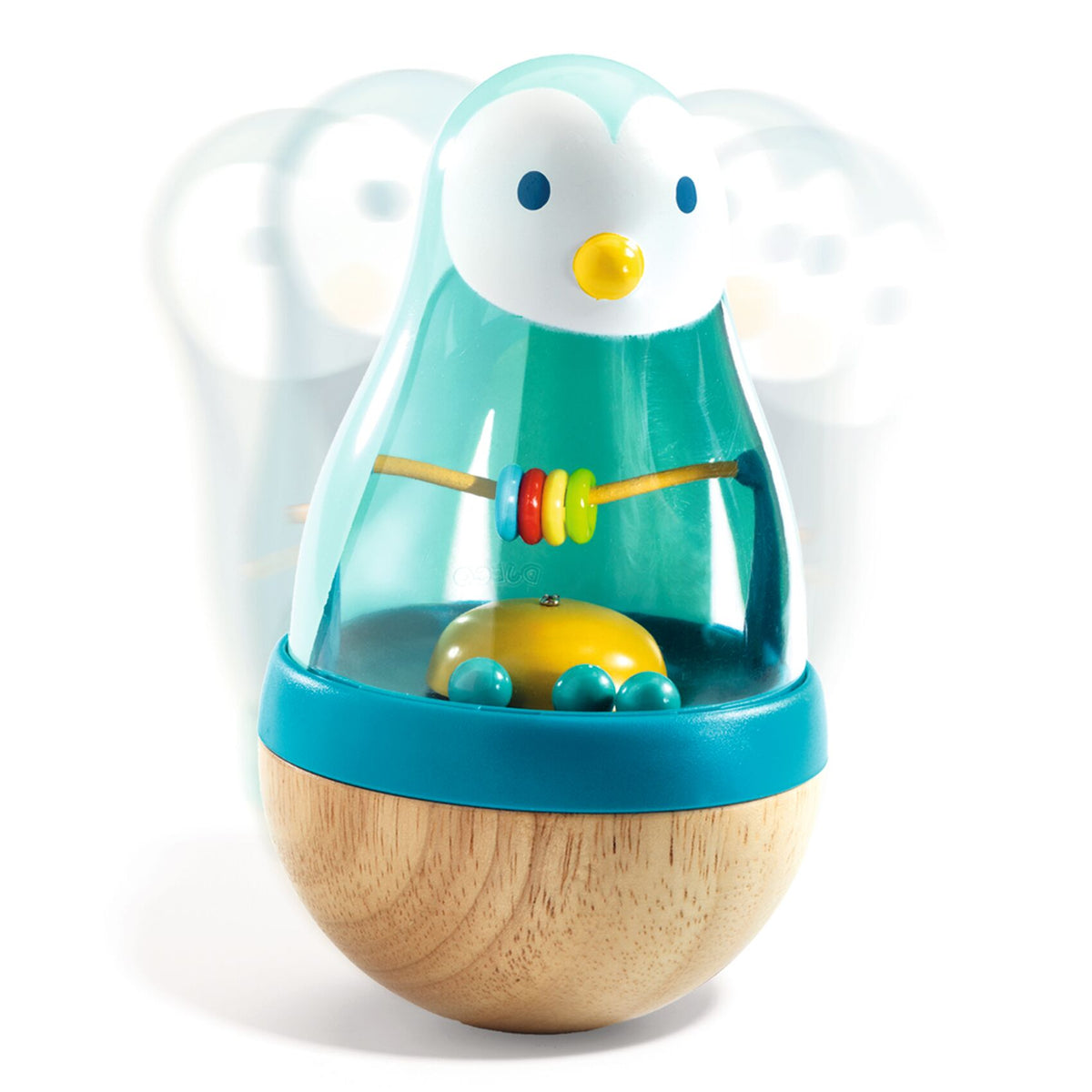 Djeco Baby Roly Pingu Toy 10M+