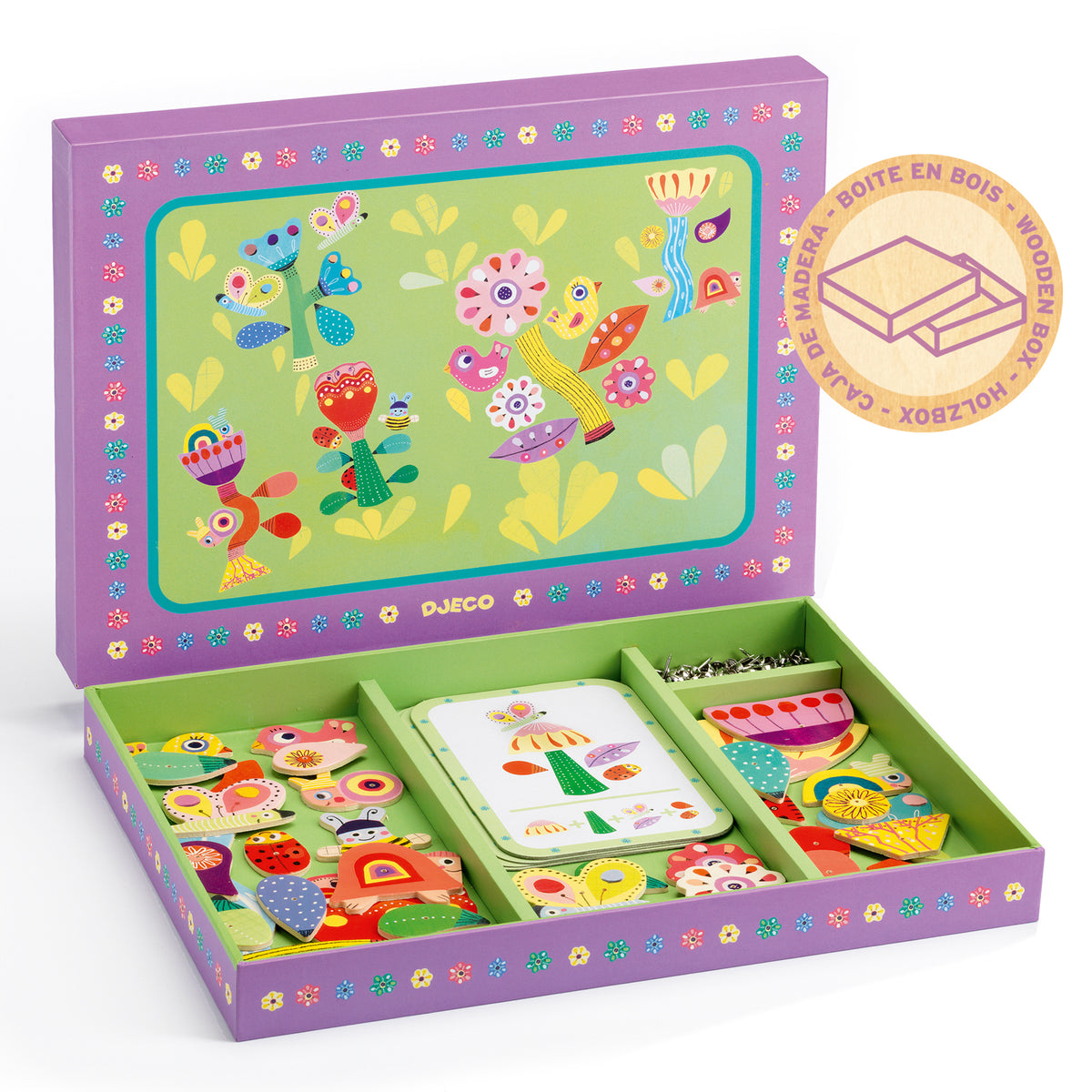 Djeco Tap Tap Garden Pin Board