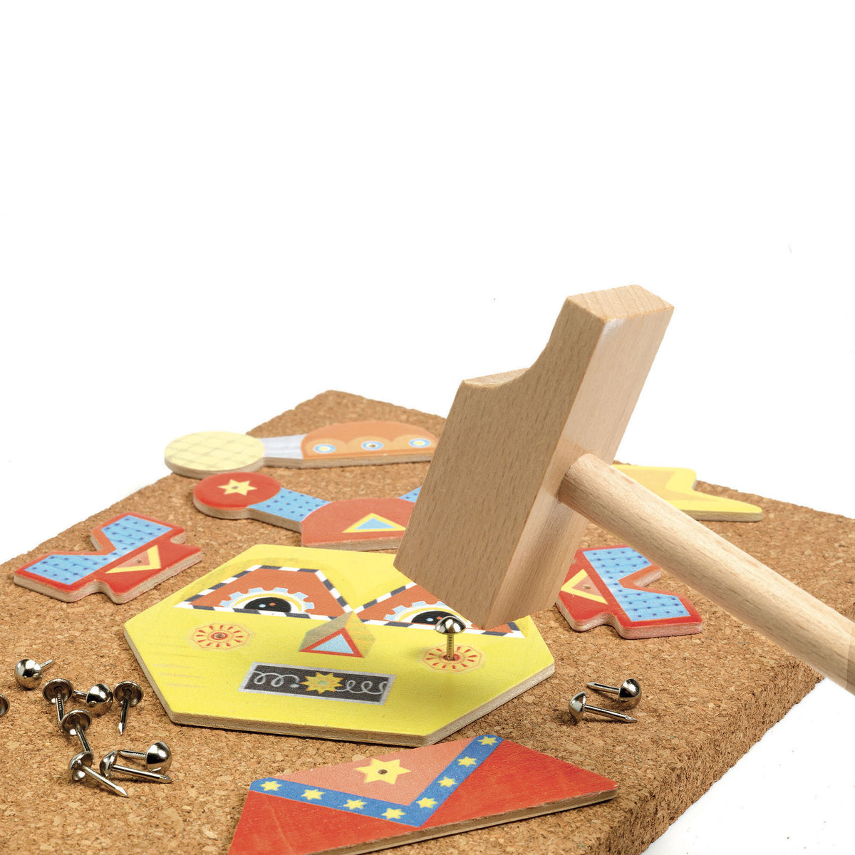 Djeco Tap Tap Robots Pin Board