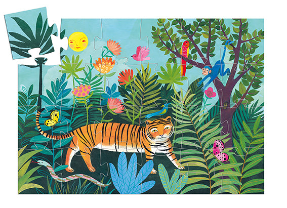 Djeco The tiger’s walk Puzzle - 24 pcs