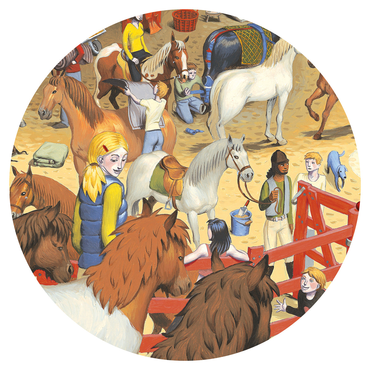 Djeco Horse Riding Observation Puzzle - 200 Pieces