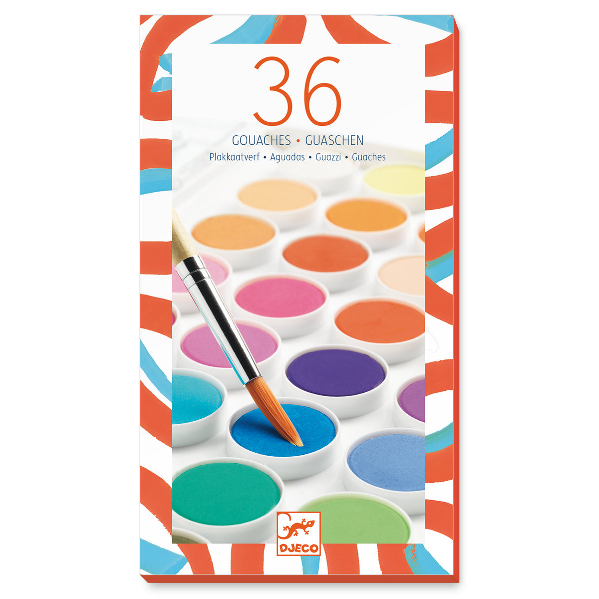 djeco 36 childrens water colours