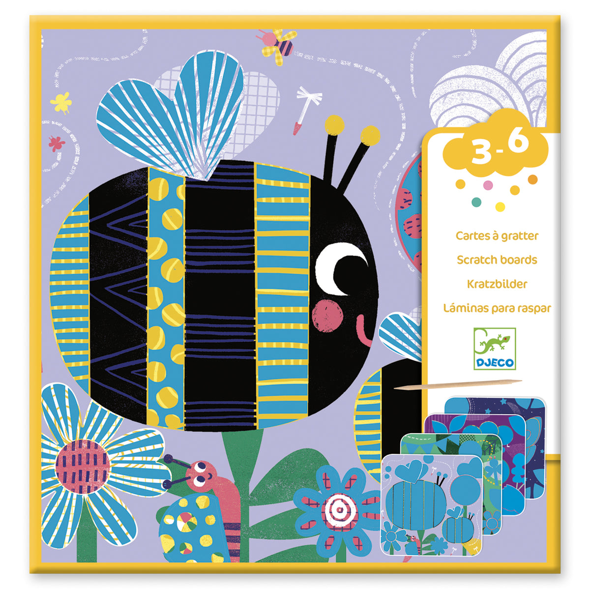 Djeco Scratch Cards - Bugs