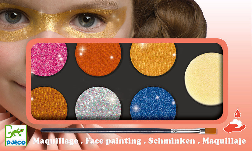 djeco childrens metalic face paints