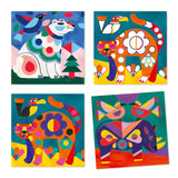 Djeco Cards to Paint - Fanciful Bestiary