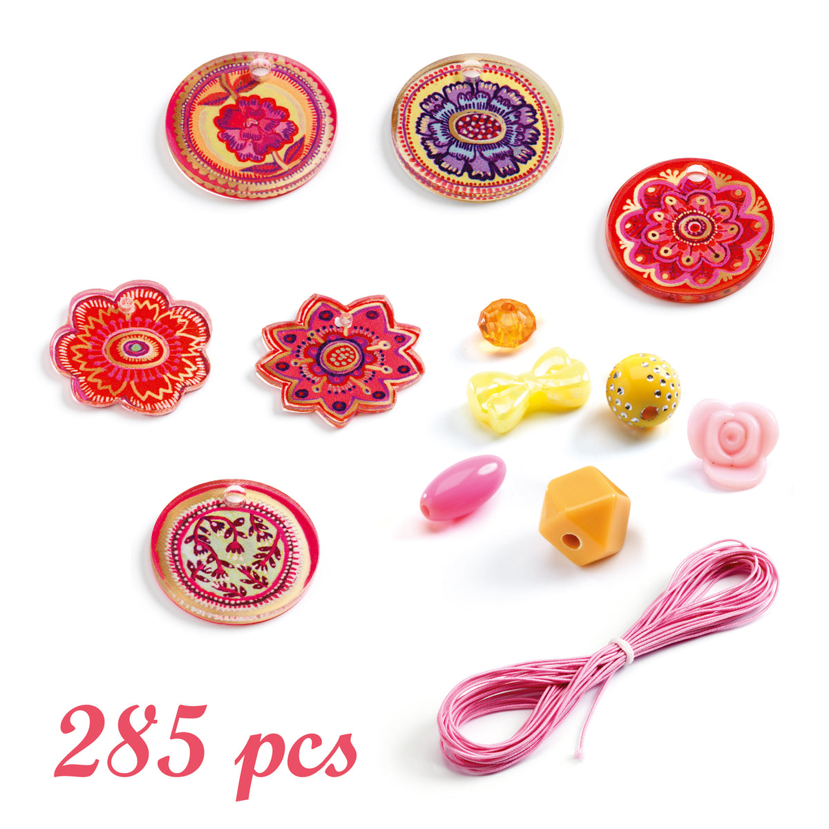 Djeco Abundance Jewellery Beads - Flowers